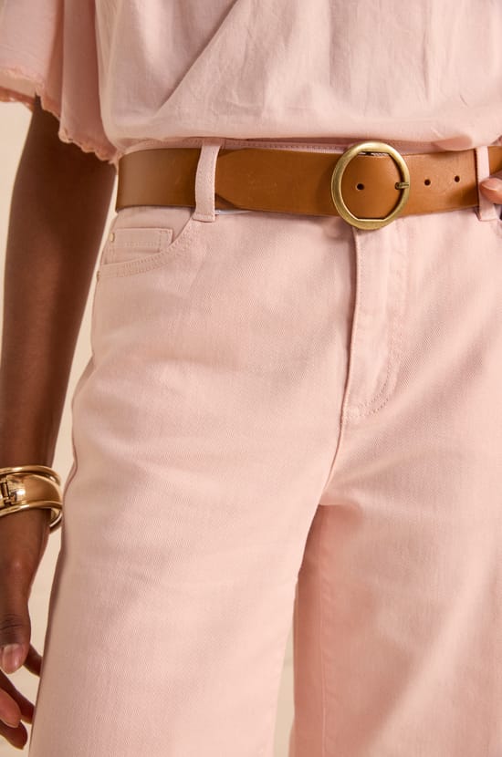 Bermuda en coton m&eacute;lang&eacute; RAYAN;${refinementColor}