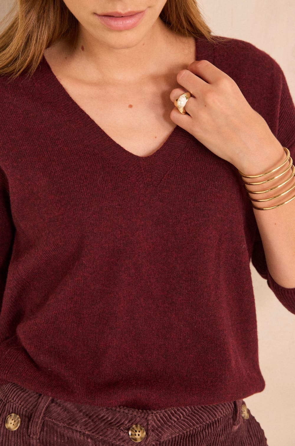 ALBAN long-sleeve wool sweater;${refinementColor}