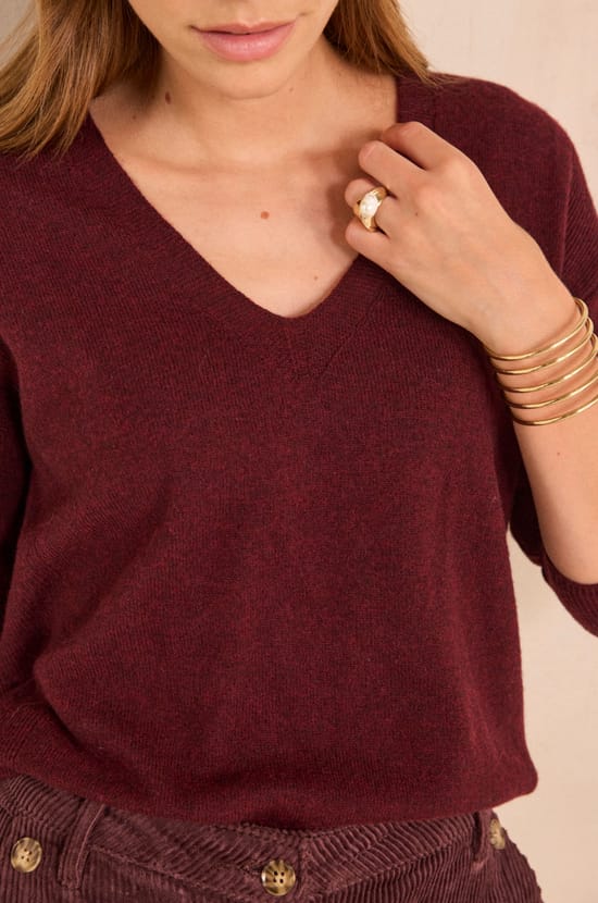 ALBAN long-sleeve wool sweater;${refinementColor}