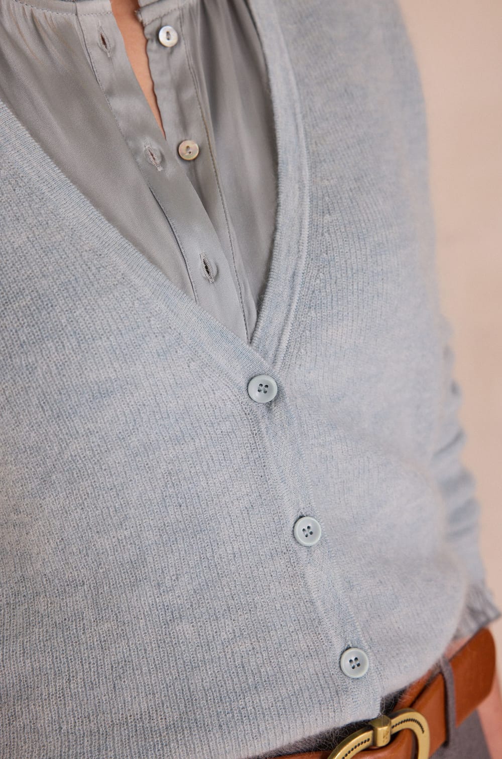 PAOLO mohair and wool cardigan;${refinementColor}