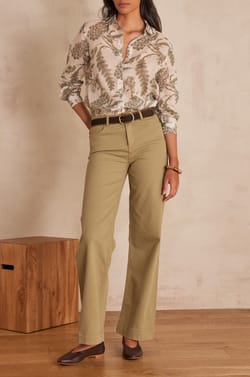 Jean large LISA en coton;${refinementColor}