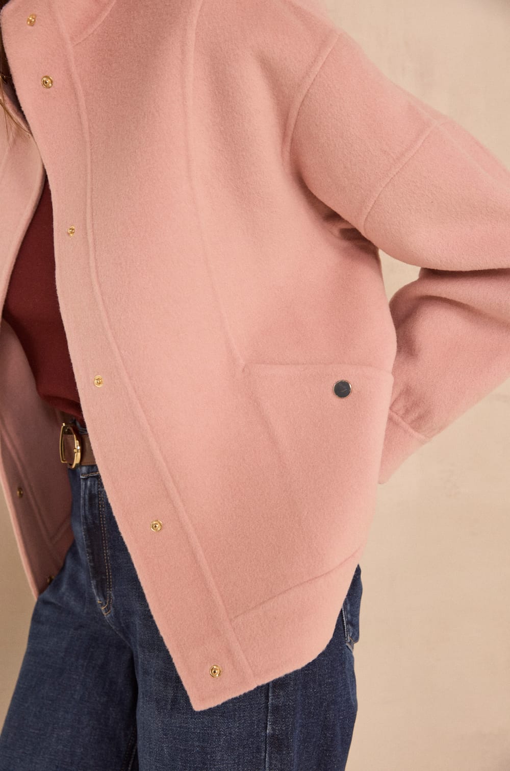 CHRIS mixed wool jacket;${refinementColor}