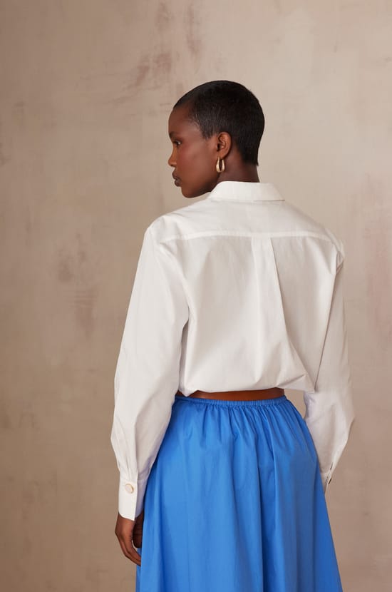 ESMERALDA cotton shirt;${refinementColor}