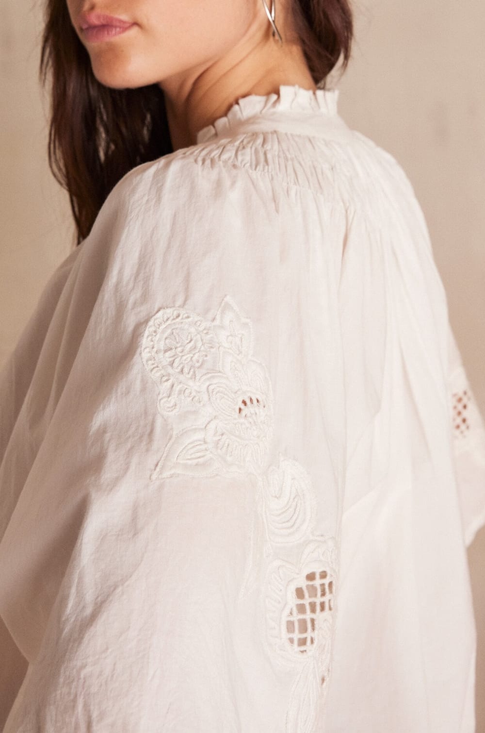 Blouse SACHA en coton;${refinementColor}