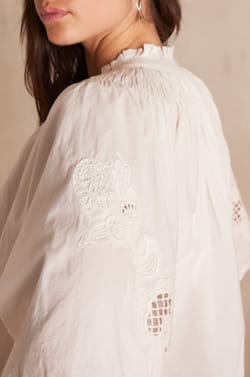 Blouse SACHA en coton;${refinementColor}
