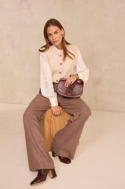 Sleeveless mohair blend sweater LOULOU;${refinementColor}