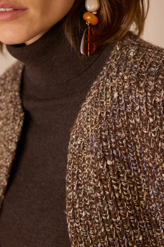 BASTIEN sleeveless wool cardigan;${refinementColor}