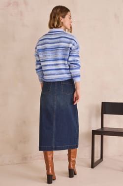 Jupe en coton OPH&Eacute;;${refinementColor}