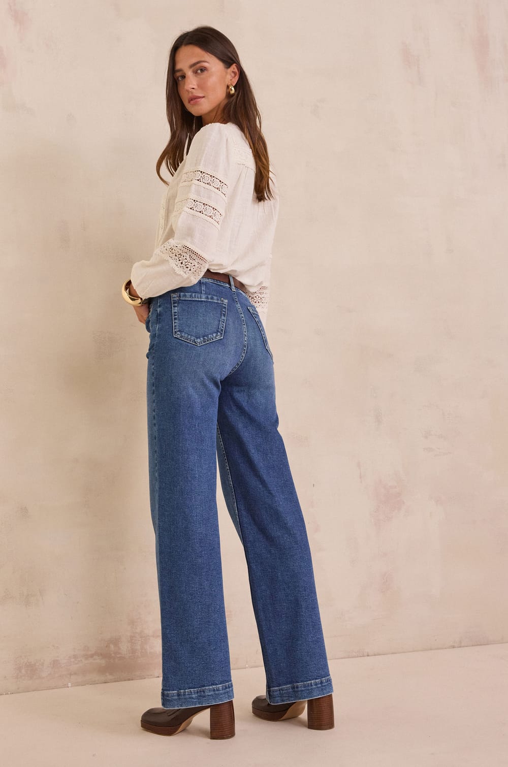 REBECCA Wide Leg Jeans;${refinementColor}