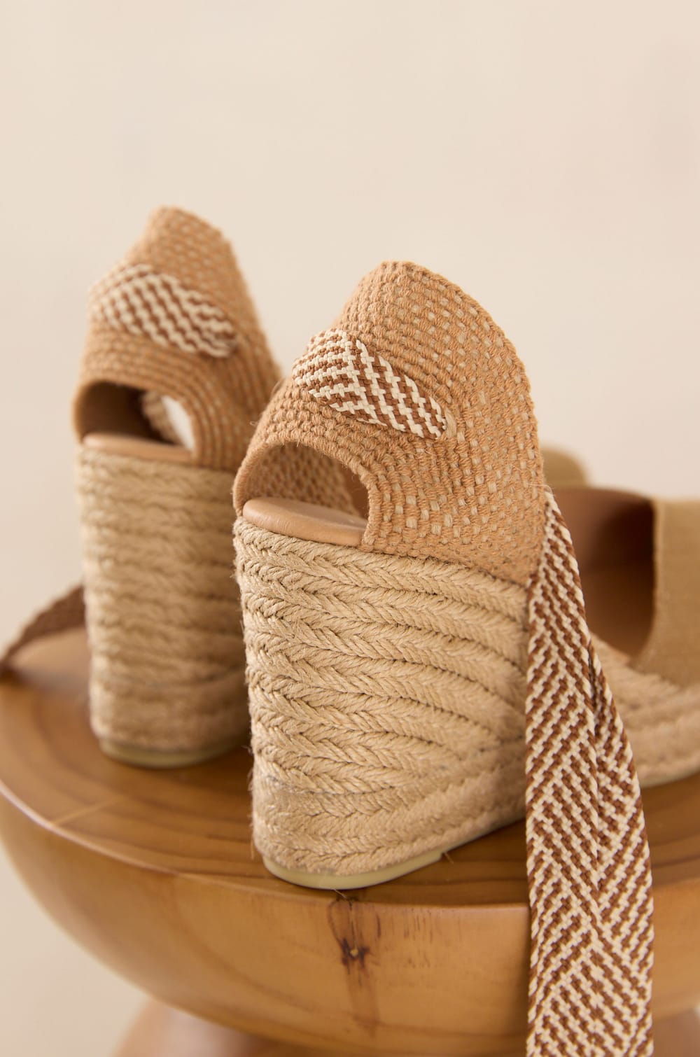 Cotton heeled espadrilles STELLA;${refinementColor}