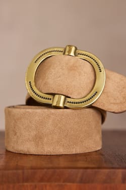 ELISE leather belt;${refinementColor}