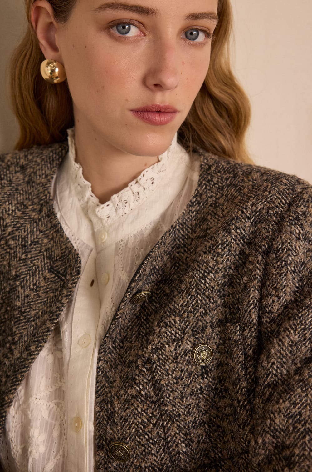 PIA wool jacket;${refinementColor}