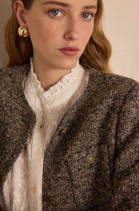 PIA wool jacket;${refinementColor}