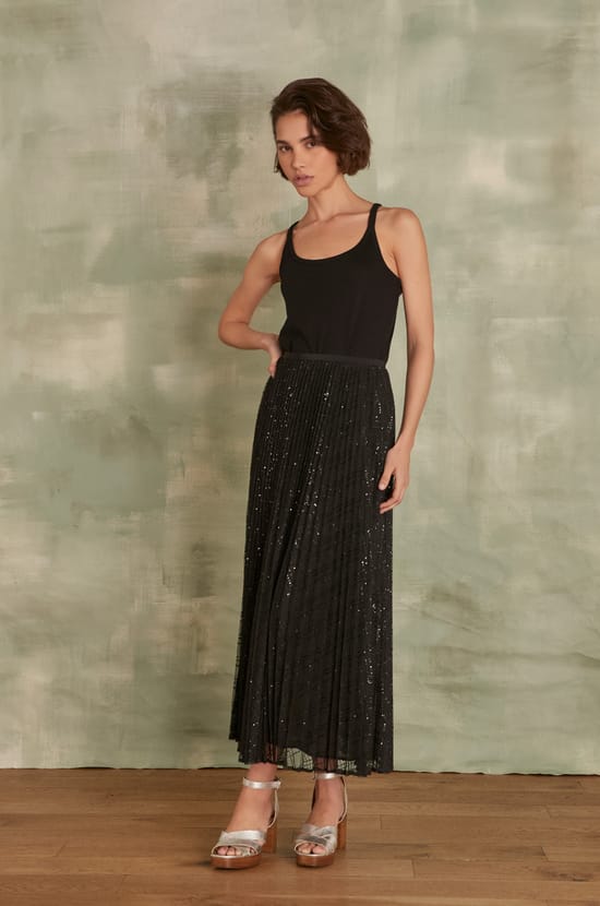 Jupe plissée Bella;${refinementColor}