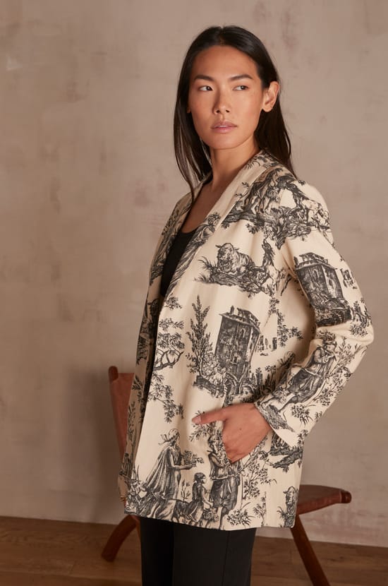 DENYSE printed jacket PhotoZ | 1-2-3