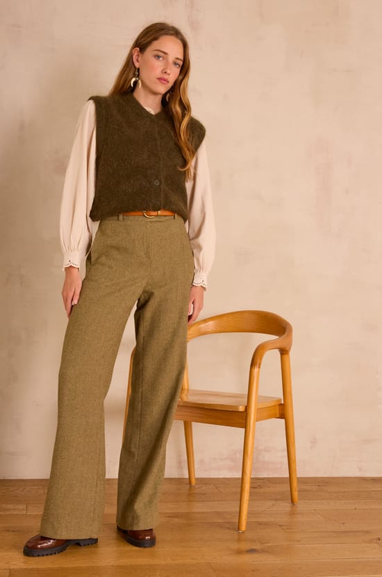 Pantalon droit MAXENCE;${refinementColor}
