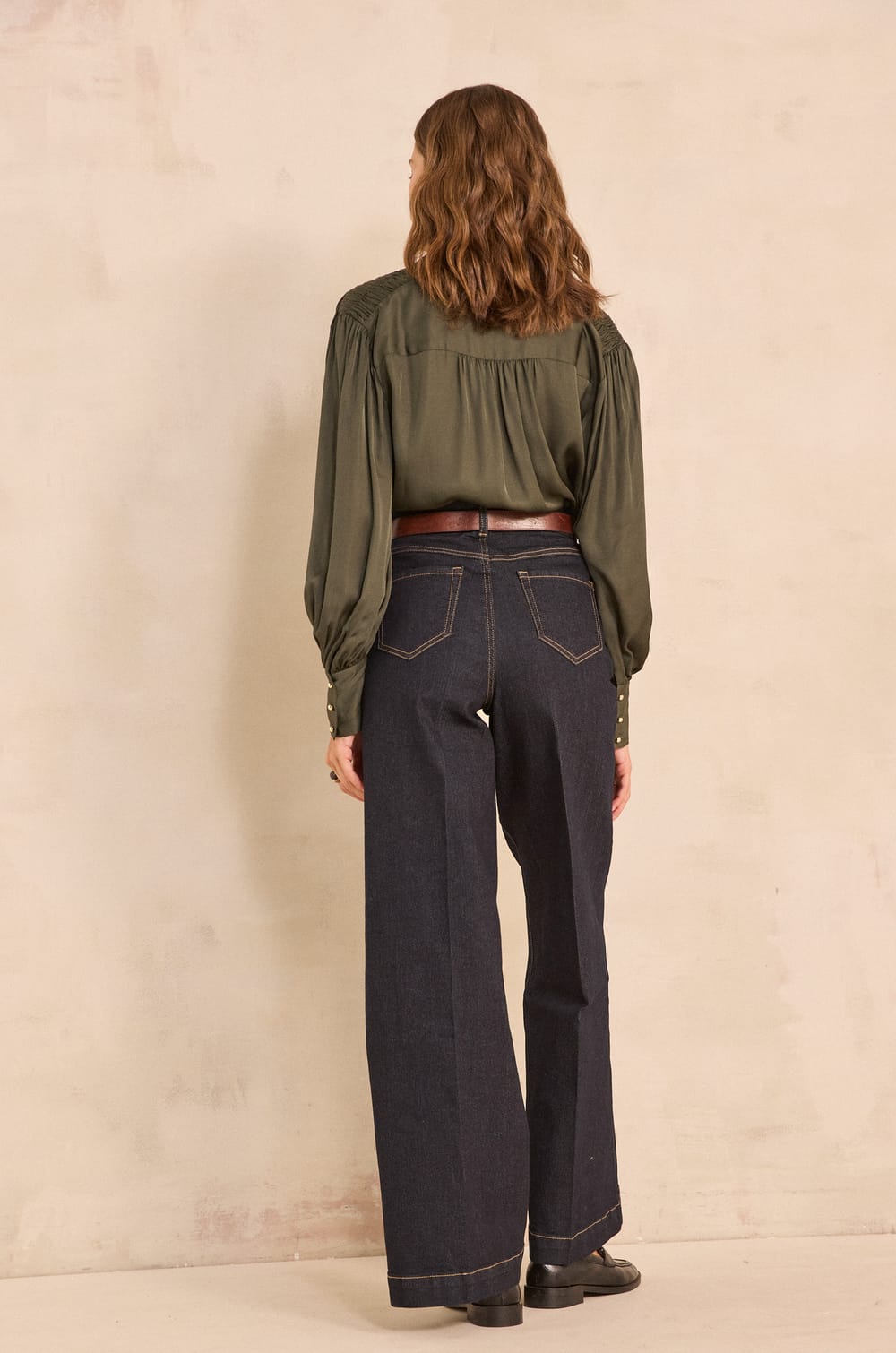 Jean wide leg SHELBY;${refinementColor}