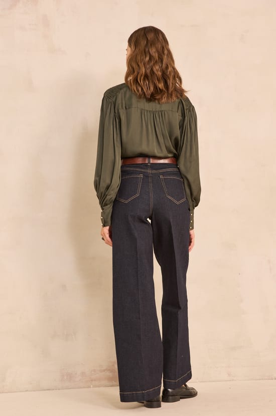 Jean wide leg SHELBY;${refinementColor}