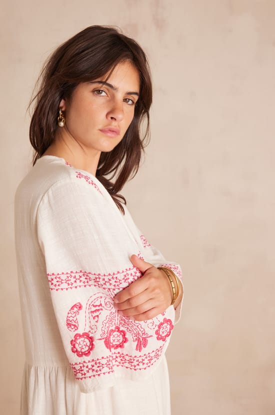 Robe ROMY en coton;${refinementColor}