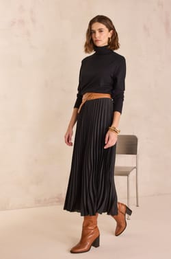 ESTHER pleated skirt;${refinementColor}