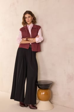 PETRA Sleeveless Cardigan;${refinementColor}