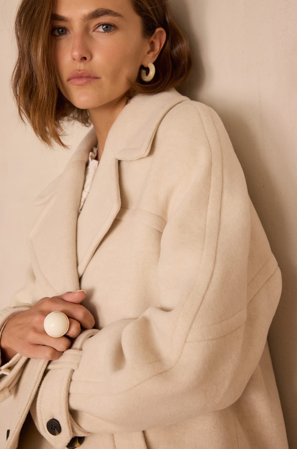 DEAN wool peacoat;${refinementColor}