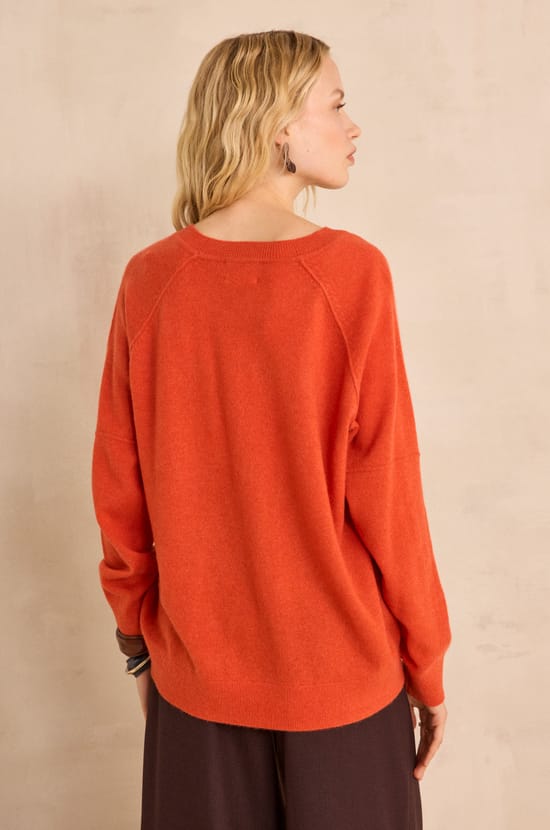 ARY cashmere long-sleeve sweater;${refinementColor}
