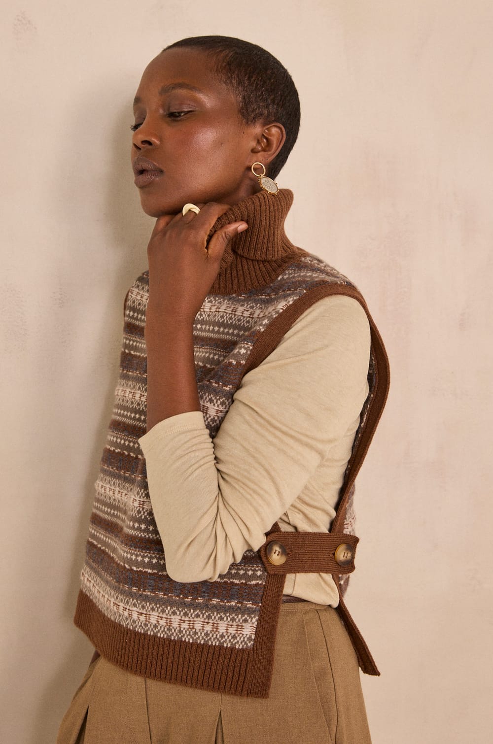 Plastron en laine REINETTE;${refinementColor}
