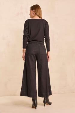 Jean wide leg cropped SYDNEY ;${refinementColor}