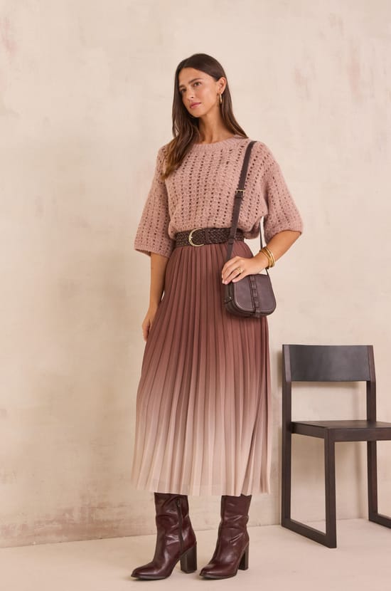 Pull en maille ajour&eacute;e PRUNE;${refinementColor}