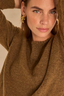 Alloyed wool long sleeve sweater ALESIO;${refinementColor}
