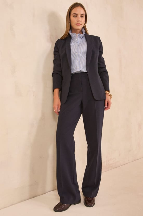 LOUISON wide marine pants;${refinementColor}