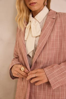 Veste de tailleur &agrave; rayures NELIA;${refinementColor}