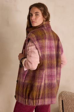 Manteau en laine sans manches DJODDY;${refinementColor}