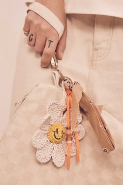 Pochette en jean &agrave; carreaux Audrey Lombard x Maison 123 SUZIE;${refinementColor}