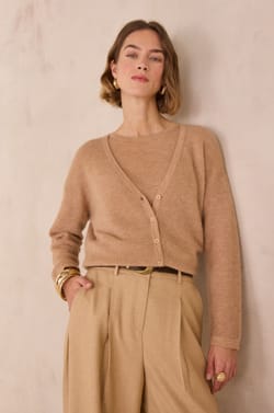 Gilet en mohair et laine PAOLO;${refinementColor}