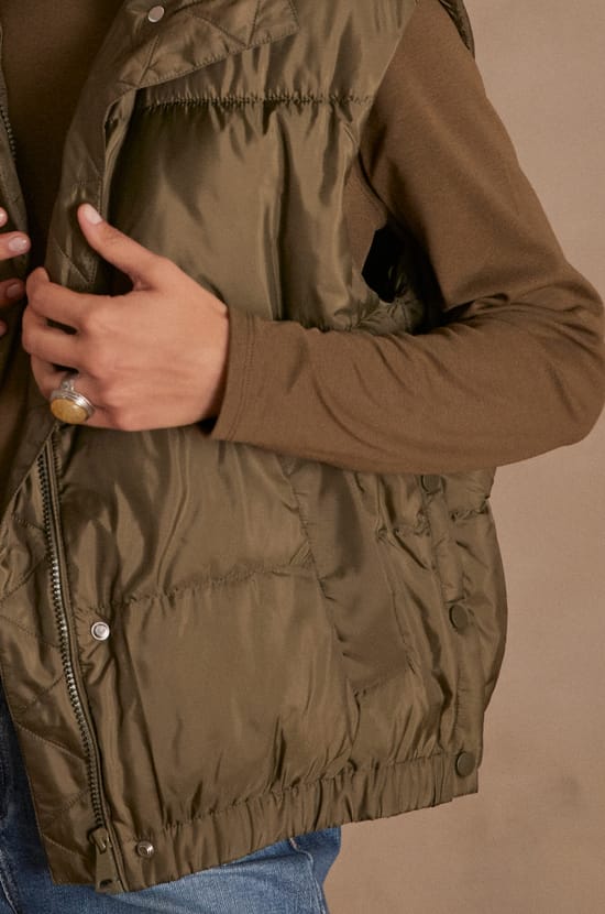 ATHENA sleeveless down jacket PhotoZ | 1-2-3
