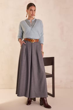 TATIANA wide-leg trousers;${refinementColor}