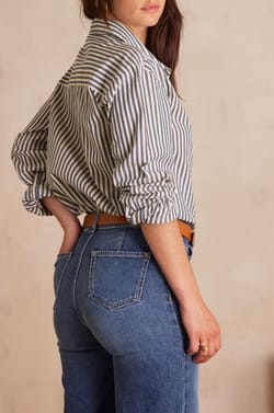 Chemise SAVANA en coton &agrave; rayures;${refinementColor}