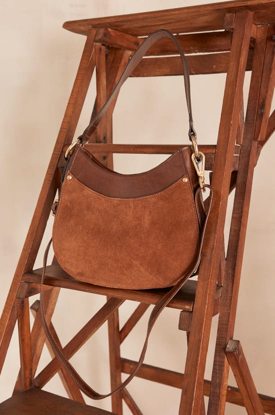 LOU mini leather bag;${refinementColor}