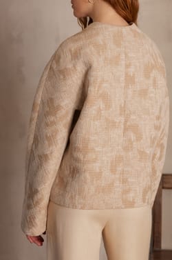 CAROLINE cotton jacket;${refinementColor}