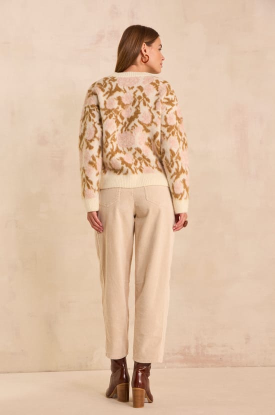 Robinson blended cotton velvet trousers;${refinementColor}
