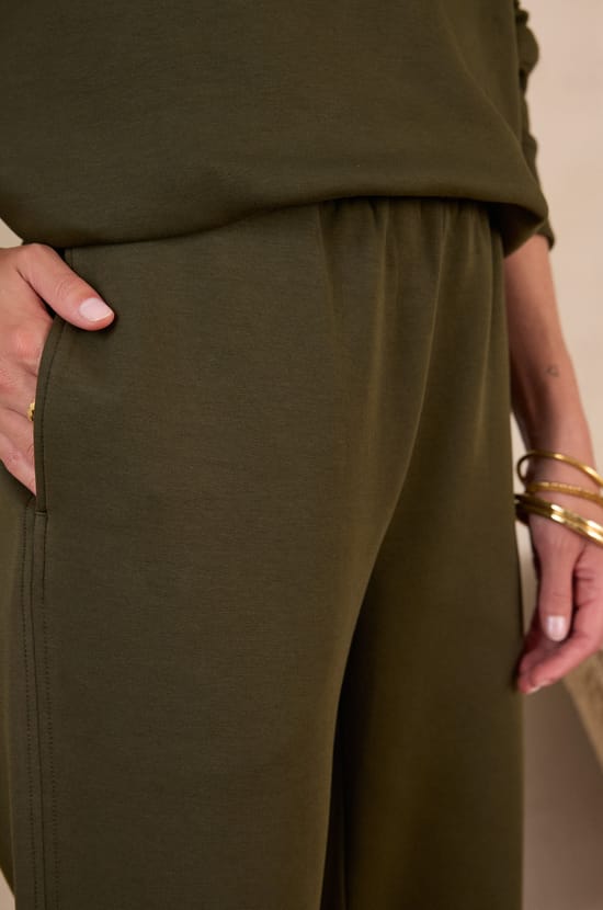 MAUD cotton jogging trousers;${refinementColor}