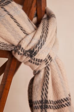 Écharpe TANIA à carreaux fins;${refinementColor}