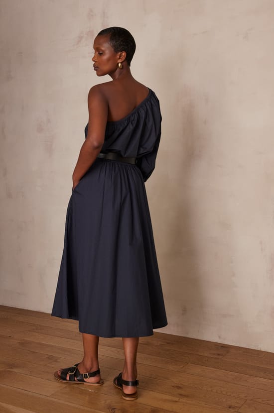 Rock BRUNE aus Baumwolle;${refinementColor}