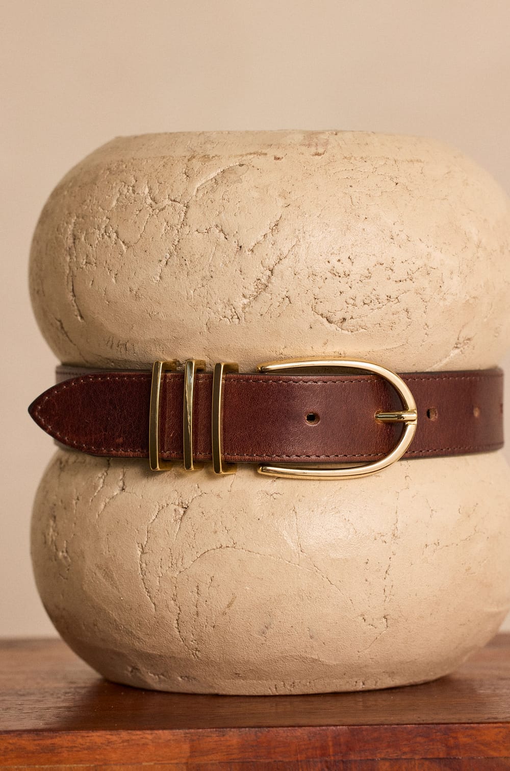 Ceinture en cuir JOHN;${refinementColor}