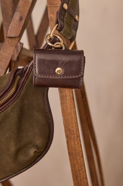 LEONARD leather bum bag;${refinementColor}