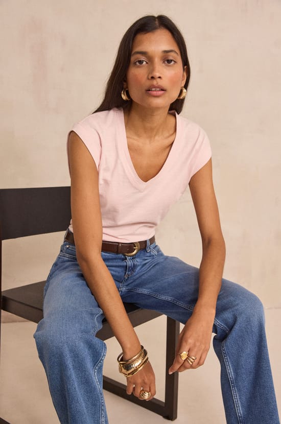 T-shirt en coton DELYA ;${refinementColor}