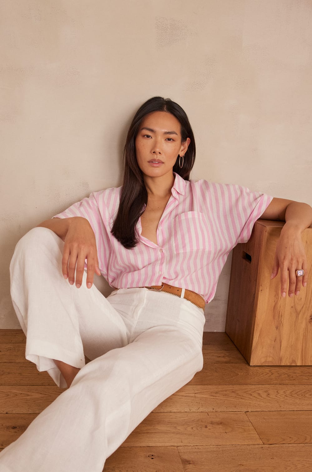 SUNSET cotton Shirt;${refinementColor}