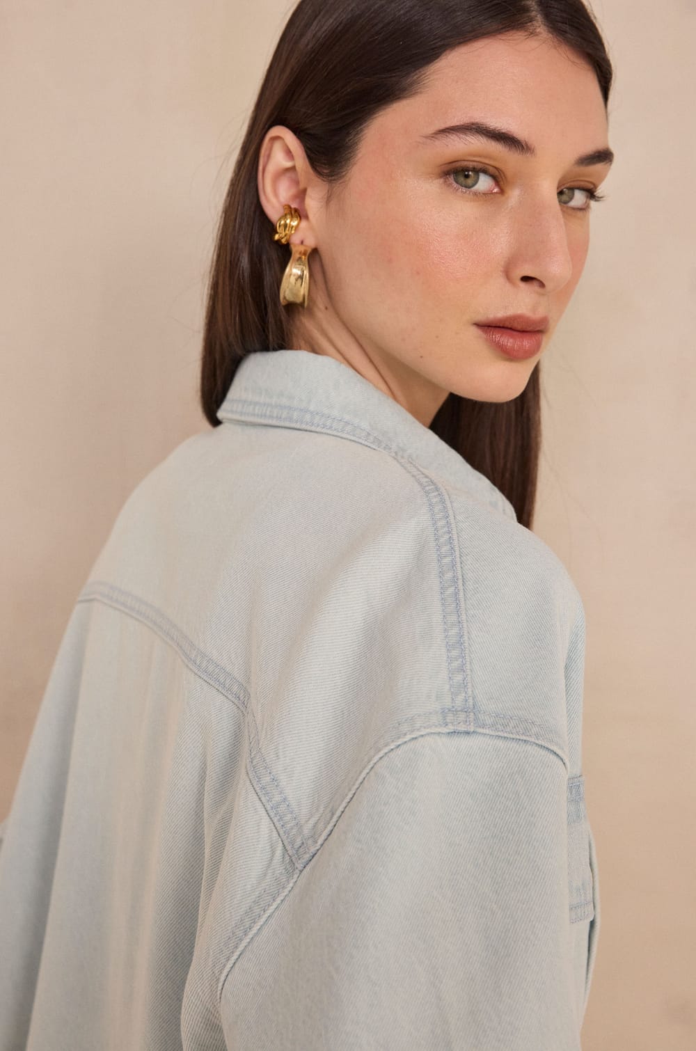 CLARA long-sleeved shirt;${refinementColor}